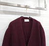 Celine Cardigan Cotton Burgundy Ecru 2AD7O192W 157242287 [P]