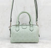 GUCCI オフィディア GG ミニ トップハンドル バッグ ペール グリーン デニム 772053 148508096 [P]