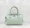 GUCCI オフィディア GG ミニ トップハンドル バッグ ペール グリーン デニム 772053 148508096 [P]