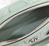 GUCCI オフィディア GG ミニ トップハンドル バッグ ペール グリーン デニム 772053 148508096 [P]
