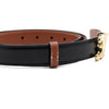 CELINE レザー 25MM ゴールドトリオンフ スモール ウィメンズ ベルト aa67522 160533654 [P]