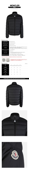 MONCLER Body-Net Männer Padded Jacke Schwarz 1A00108 54A81 999 160535380 [P]