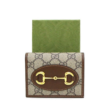 Gucci Horsebit 1955 Card Case Wallet 621887 160536006 [P]