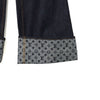 LOUIS VUITTON 25シーズン カーブヘム フレア モノグラム レディース デニムパンツ aa67379 160539199 [P]