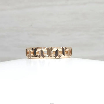TIFFANY & CO 18K Rosegold Breiter Ring 12 158547623 [P]