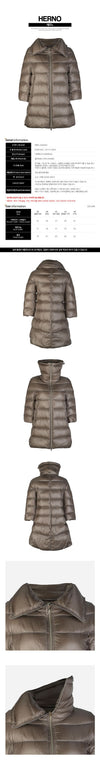HERNO Dove Grey Cliope Daunenjacke 160549697 [P]