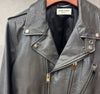Saint Laurent Cafreather L17 Rider Jacket Dark Grey 397292C122102 148410232 [P]