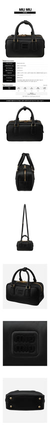 Miu Miu Arcadia Tote Bag Black 160726895 [P]