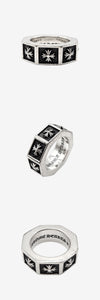 CHROME HEARTS アルファベット ブロックリング 14.5号 DBUHADFG 158658303 [P]