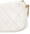 CHANEL White Quilted CC Pearl Chain Shoulder Bag 68418 160735519 [P]