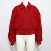 PRADA 29P278 Trucker Damenjacke aus rotem Canvas 160738113 [P]