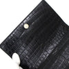 Saint Laurent Black Crocodile Embossed Medium Sunset Monogram Silver Chain Shoulder Bag Crossbody AA67902 160762250 [P]