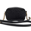 Gucci Black Matelassé Mini Chain Shoulder Bag Crossbody aa67820 160762259 [P]