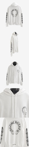 Chrome Hearts Horseshoe Hoodie White XL 160763728 [P]