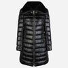 HERNO Damen Pelz langer Daunenmantel schwarz 160775775 [P]