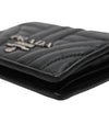 PRADA ブラックダイアグラム二つ折り財布 67704 160782643 [P]