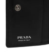 PRADA ブラックダイアグラム二つ折り財布 67704 160782643 [P]