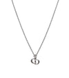 Dior Cubic CD Silver Necklace 58365 160785657 [P]