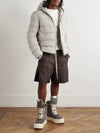 RICK OWENS GIMP Gans Daunenjacke PEARL Matt Nylon MTD1 08 160790820 [P]
