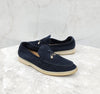 LORO PIANA サマーウォーク スエード ローファー ネイビー 151649784 [P]