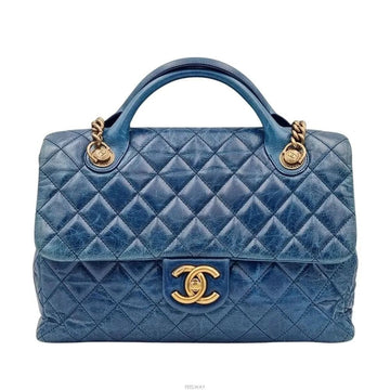 CHANEL Blue 2WAY Tote and Shoulder Bag 9227497626 157323769 [P]