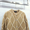 CHANEL Cubic Cashmere Gestepptes Cardigan P74370 158820161 [P]