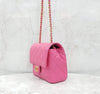 CHANEL Klassische Mini-Chain-Flap-Tasche in Rosa 152784545 [P]