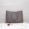 CELINE Horizontale Tote-Tasche aus Textil mit Stickerei in Navy Blau 197002CS8 160832127 [P]