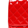 CHANEL Rote große Lackleder Classic Bag mit Einzelklappe 66236 160841759 [P]