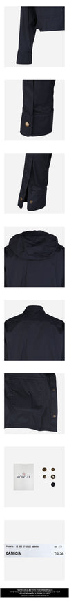 Moncler Women's Logo Patch Hooded Jacket Navy 2F00002 599MW 778 160954436 [P]