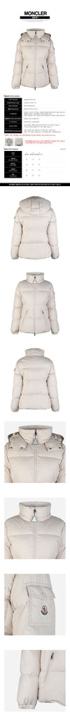 MONCLER Damen Hoodie Daunenjacke hellbeige 160954438 [P]
