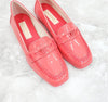 CHANEL Rosa Lackleder Slipper G45409 150314867 [P]