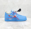 NIKE x X オフホワイト エアフォース1 ロー MCA ユニバーシティブルー 146862326 [P]