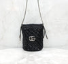 GUCCI スパンコール ブラック チェーン バケットバッグ 575163 155024316 [P]