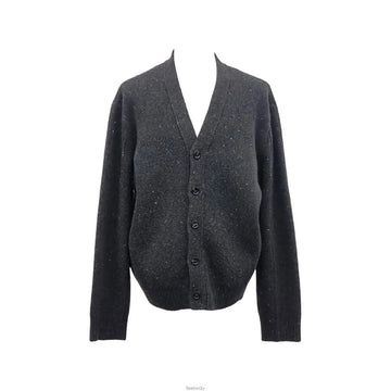 Bottega Veneta Wool Cardigan Gray 803874 151516518 [P]