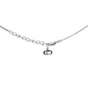 Dior Cubic Oblique Plate Silver Necklace 68747 161285161 [P]