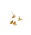 LOUIS VUITTON V Gold Ohrringe 68280 161395064 [P]