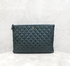 CHANEL クラシック エナメル クラッチ ラージ 19番 154662236 [P]