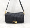 Fendi Large Black Baguette Shoulder Bag 8BR771 152926167 [P]