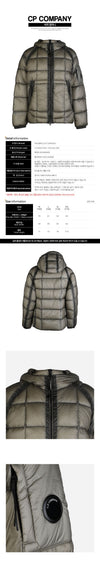 CP Company Diddy Shell Hooded Padding Jacket Fun Guy Grey 21CMOW702A 110416A 356 161823613 [P]