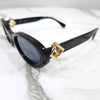 FENDI Schwarze Acetat-Sonnenbrille mit Diamanten FE40140U 162207670 [P]