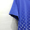 LOUIS VUITTON グラデーションブルーモノグラム半袖コットンTシャツ 160194256 [P]