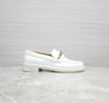 CHANEL Initial Painted Chain Loafer White G37430 156700984 [P]