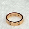 CARTIER Ring mit 6 Diamanten aus Roségold, Größe 61 160310282 [P]