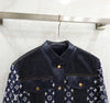 LOUIS VUITTON モノグラムレザーデニムジャケット 1AC0QL 147639044 [P]