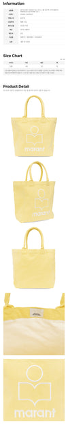Isabel Marant Small Tote Bag with Embroidered Logo 162831090 [P]