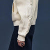 HERMES Hoodie aus Softwear-Strickstoff mit Kabelstrickdetails 158331157 [P]