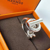 Hermes Silver Women's Ring Croisette Small Model H104586B 00052 158733017 [P]