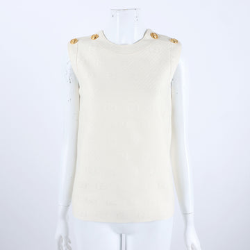 GUCCI グッチ ノースリーブ ブラウス 124518