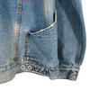 Heron Preston CTNMB Patch Embroidered Oversized Denim Jacket Blue XS 141874789 [P]